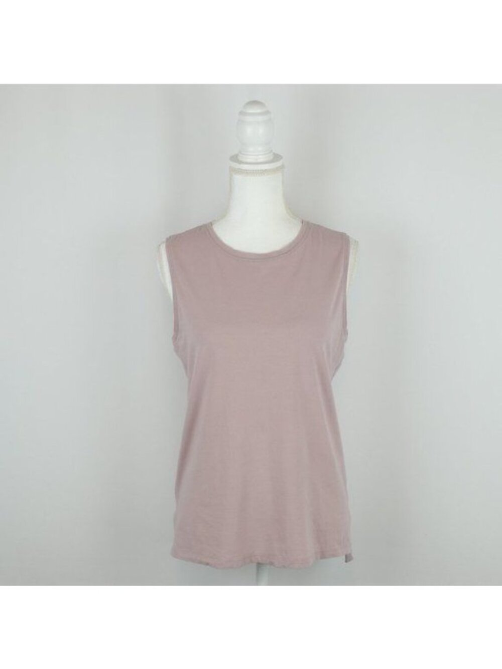 Lululemon Women's Small Purple Crewneck Jersey Knit Boyfriend Casual Tank Top